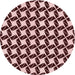 Square Patterned Pink Rug, pat3785rd