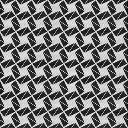 Square Patterned Gray Novelty Rug, pat3785