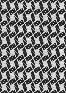 Patterned Gray Novelty Rug, pat3785