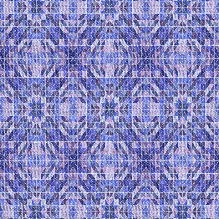 Patterned Jeans Blue Rug, pat3786blu