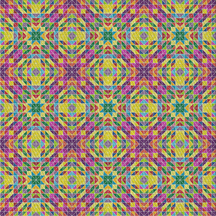 Square Patterned Raspberry Purple Modern Rug, pat3786