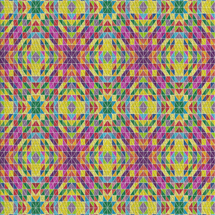 Patterned Raspberry Purple Modern Rug, pat3786