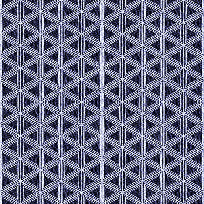 Round Patterned Night Blue Rug, pat3787blu