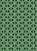 Machine Washable Transitional Pastel Green Rug, wshpat3787grn