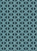 Machine Washable Transitional Tiffany Blue Rug, wshpat3787lblu