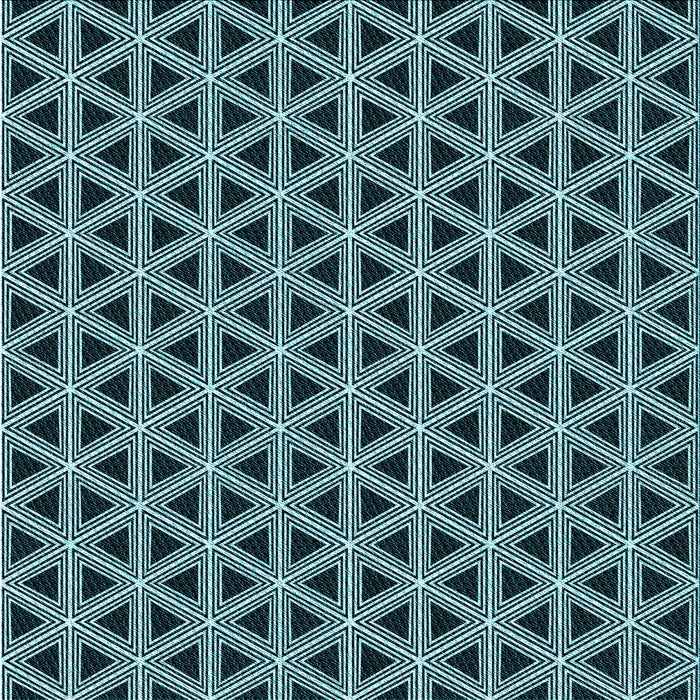 Round Patterned Tiffany Blue Rug, pat3787lblu