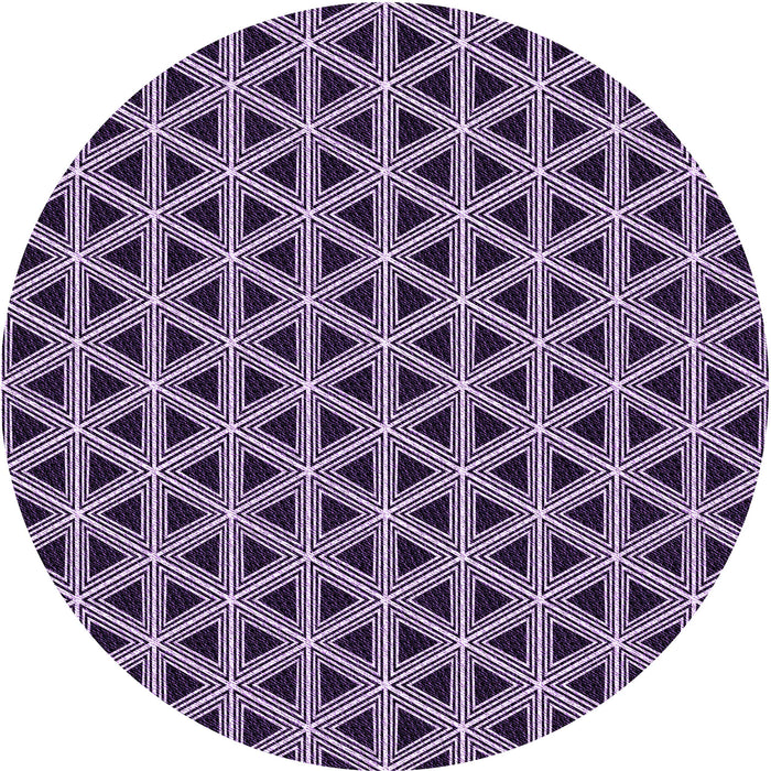 Square Patterned Plum Purple Rug, pat3787pur