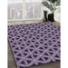 Machine Washable Transitional Plum Purple Rug in a Family Room, wshpat3787pur