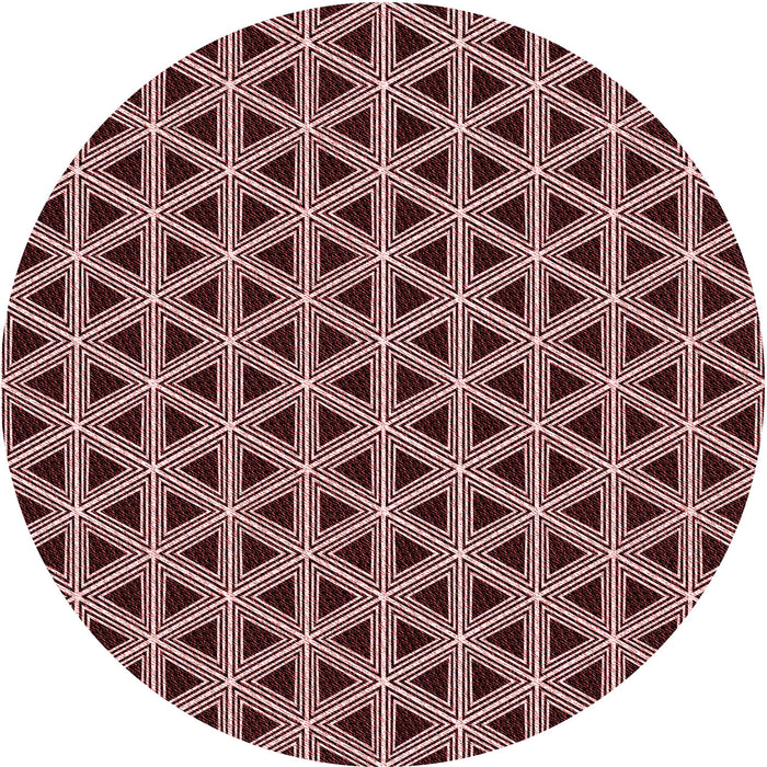 Square Machine Washable Transitional Rose Pink Rug in a Living Room, wshpat3787rd