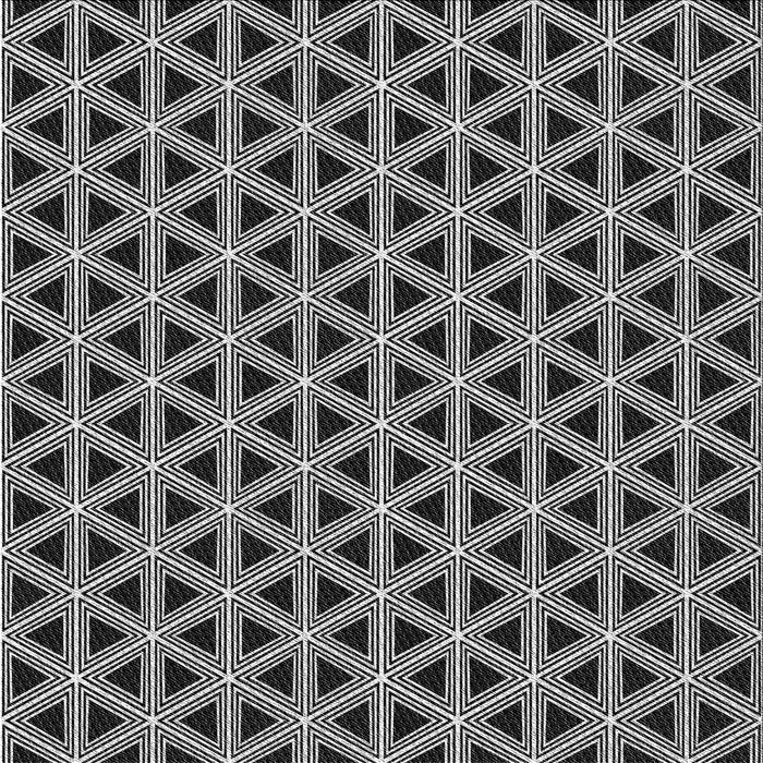 Square Patterned Silver Gray Novelty Rug, pat3787