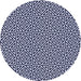 Square Patterned Night Blue Rug, pat3788blu