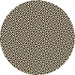 Square Patterned Midnight Gray Rug, pat3788brn