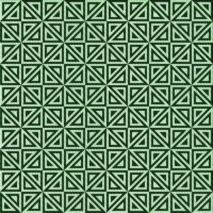 Round Machine Washable Transitional Light Green Rug, wshpat3788grn
