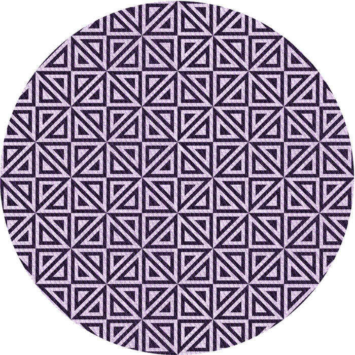 Square Machine Washable Transitional Dark Purple Rug in a Living Room, wshpat3788pur