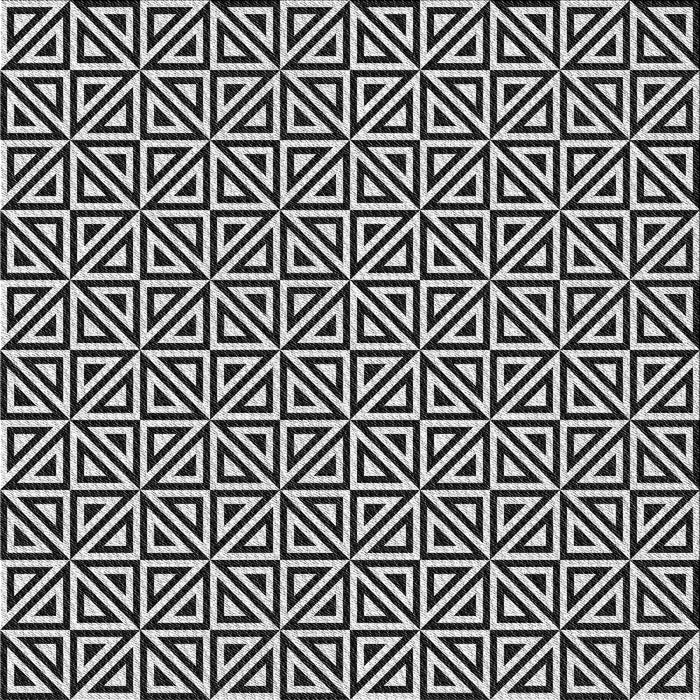 Square Patterned Light Gray Novelty Rug, pat3788