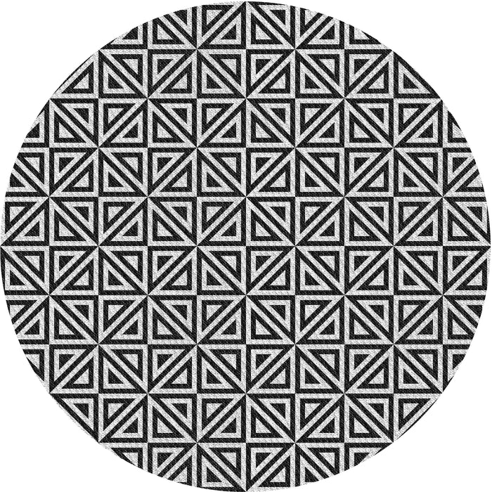 Square Machine Washable Transitional Light Gray Rug, wshpat3788