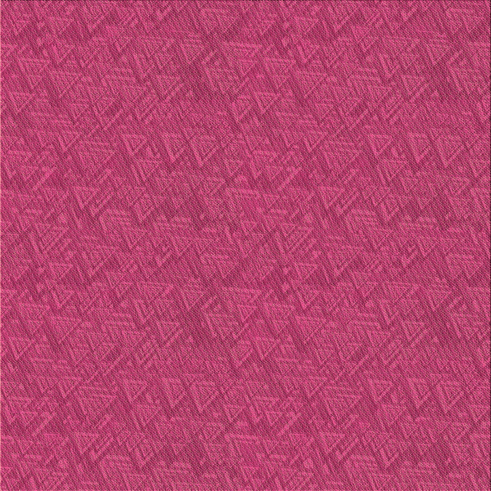 Round Patterned Hot Deep Pink Rug, pat3789brn