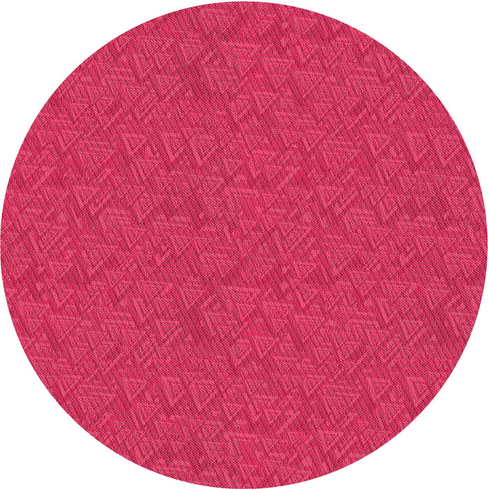 Square Patterned Hot Deep Pink Rug, pat3789org