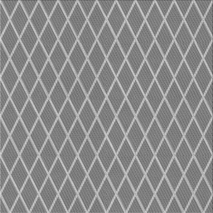 Round Patterned Cloud Gray Rug, pat379gry