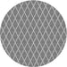 Square Patterned Cloud Gray Rug, pat379gry