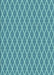 Patterned Dark Cyan Green Rug, pat379lblu