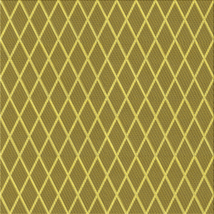 Round Patterned Dark Yellow Green Rug, pat379yw