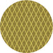 Square Patterned Dark Yellow Green Rug, pat379yw