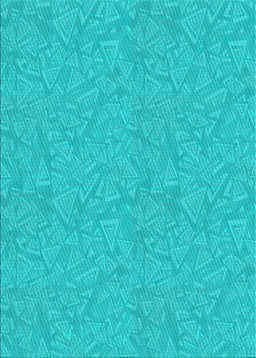 Patterned Dark Turquoise Green Modern Rug, pat3790