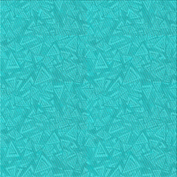 Square Patterned Dark Turquoise Green Modern Rug, pat3790