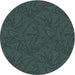 Square Patterned Sea Green Rug, pat3791grn