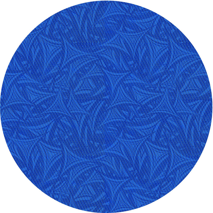 Square Patterned Neon Blue Rug, pat3791lblu