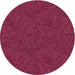 Square Patterned Crimson Red Rug, pat3791org