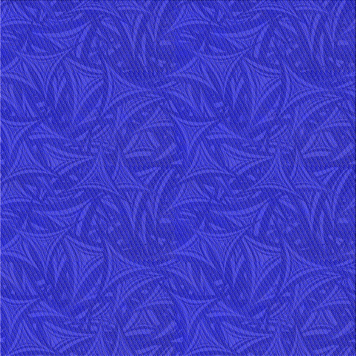 Round Patterned Bright Blue Rug, pat3791pur
