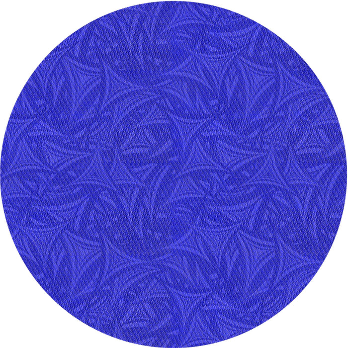 Square Patterned Bright Blue Rug, pat3791pur