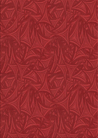 Machine Washable Transitional Red Rug, wshpat3791rd