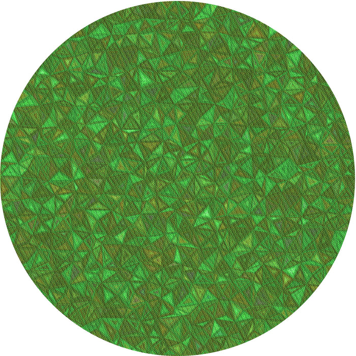 Square Machine Washable Transitional Apple Green Rug in a Living Room, wshpat3792grn
