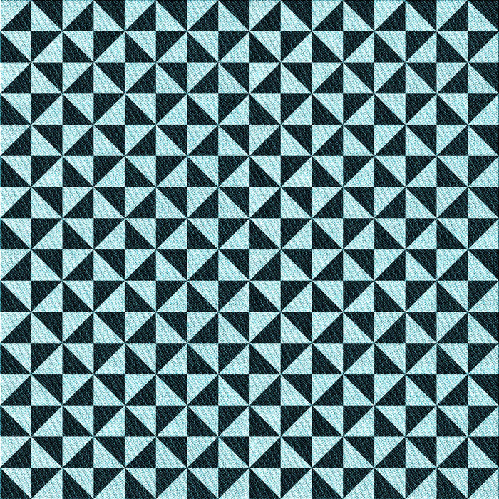 Round Patterned Blue Rug, pat3793lblu