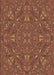 Patterned Fire Brick Red Rug, pat3794brn