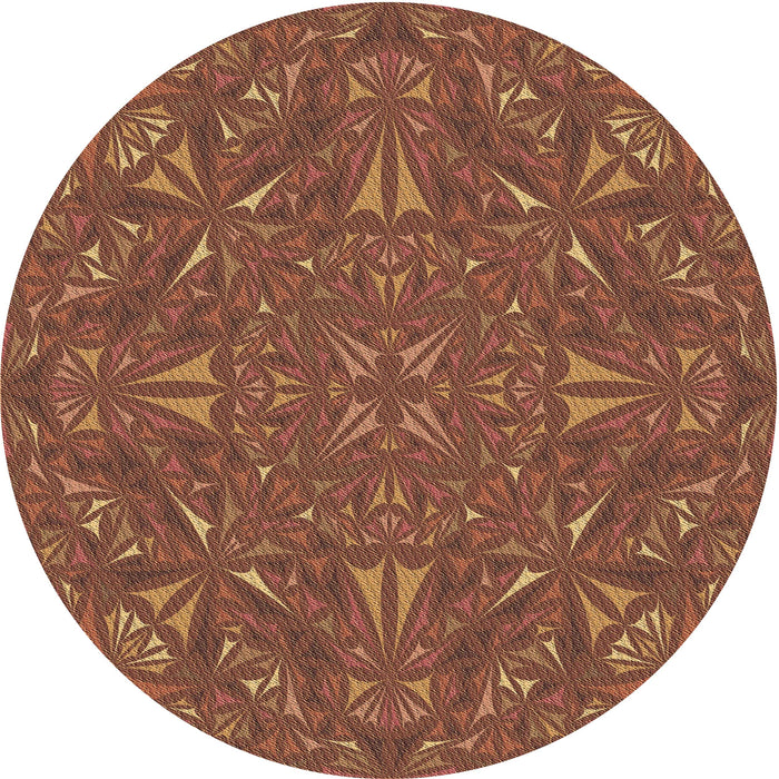 Square Machine Washable Transitional Fire Brick Red Rug in a Living Room, wshpat3794brn