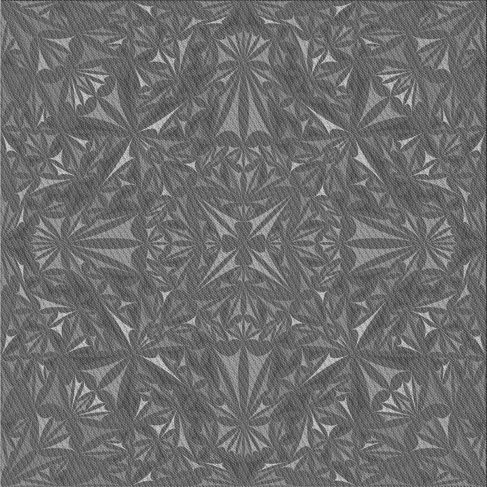 Round Patterned Gunmetal Gray Rug, pat3794gry