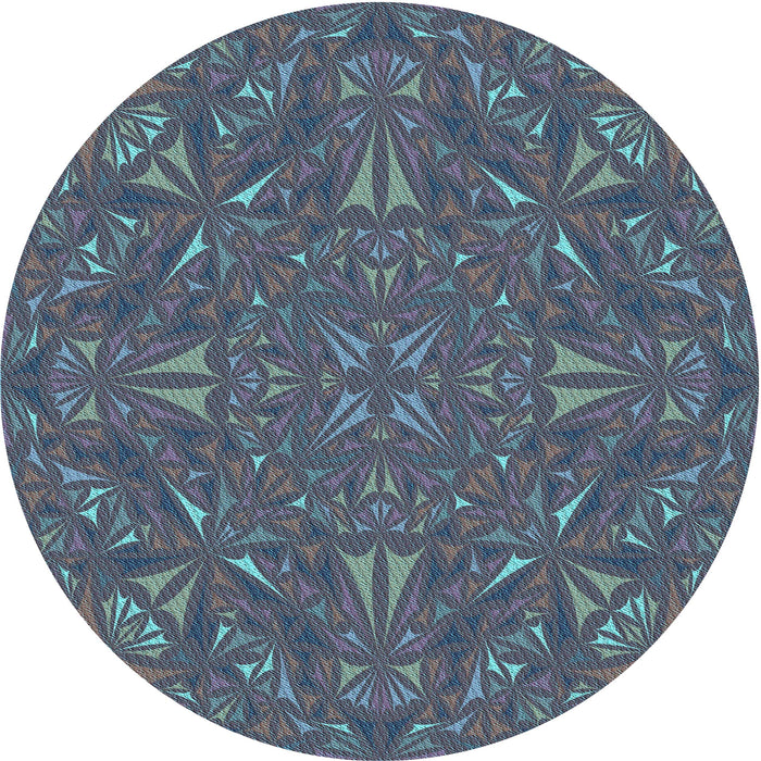 Square Machine Washable Transitional Steel Blue Rug in a Living Room, wshpat3794lblu