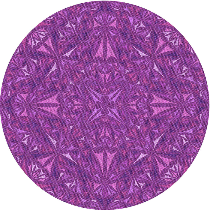 Square Machine Washable Transitional Crimson Purple Rug in a Living Room, wshpat3794pur
