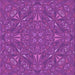 Round Machine Washable Transitional Crimson Purple Rug, wshpat3794pur