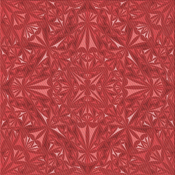 Round Patterned Red Rug, pat3794rd