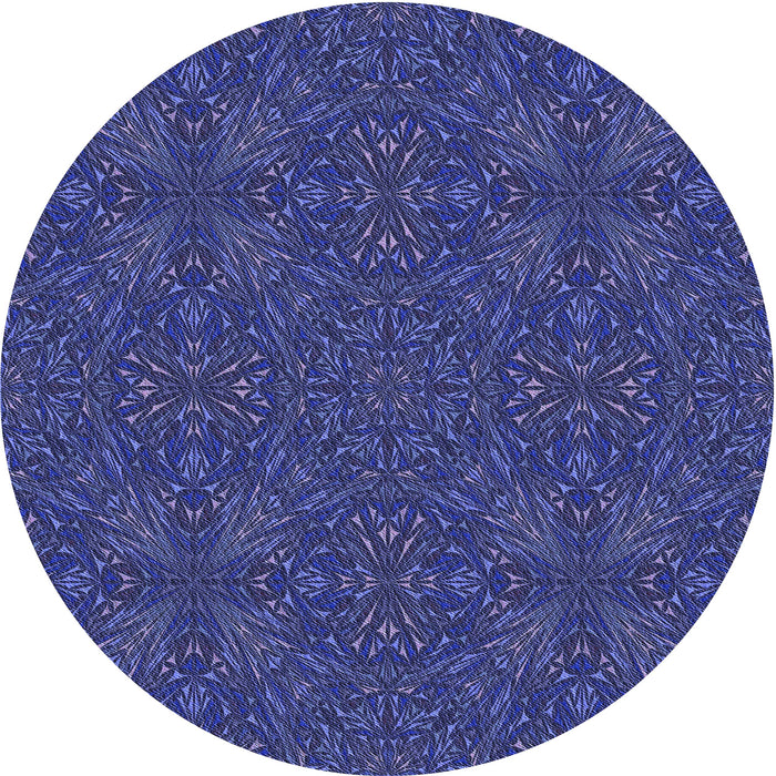 Square Machine Washable Transitional Denim Dark Blue Rug in a Living Room, wshpat3795blu