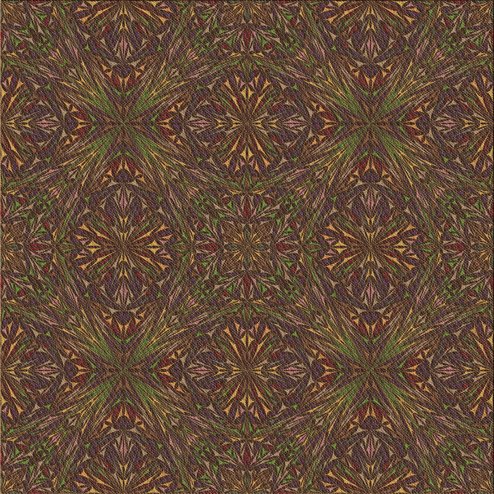 Round Patterned Light Brown Rug, pat3795brn