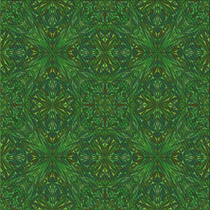 Round Machine Washable Transitional Dark Forest Green Rug, wshpat3795grn