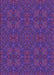 Patterned Purple Rug, pat3795pur