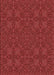Machine Washable Transitional Red Rug, wshpat3795rd