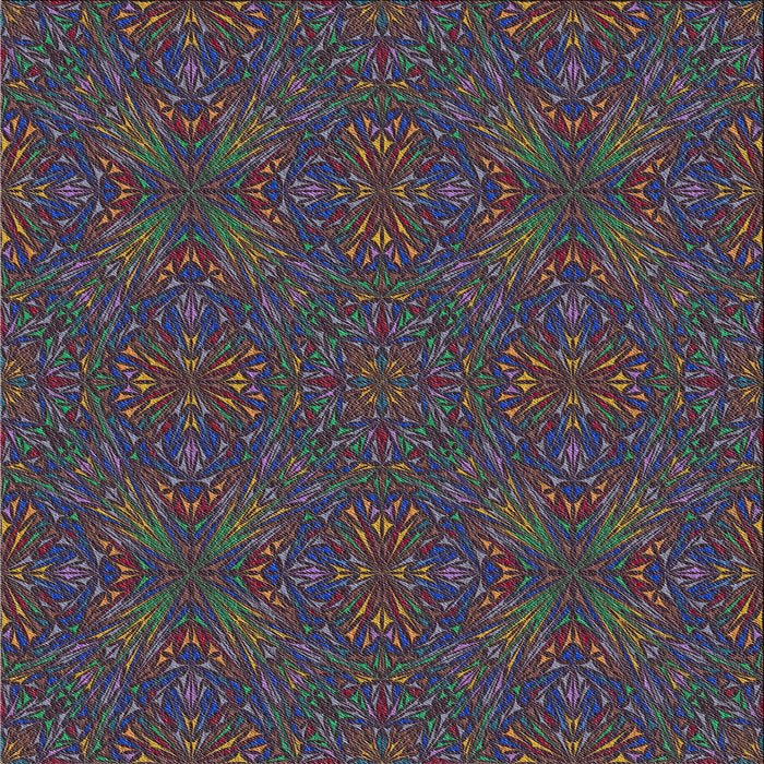 Square Patterned Purple Lily Purple Modern Rug, pat3795